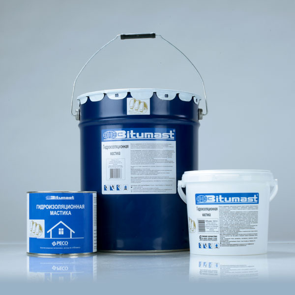 Гидроизоляционная мастика Bitumast 18 кг/ 21,5 л