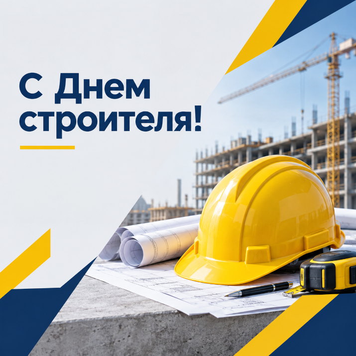 С днём строителя!